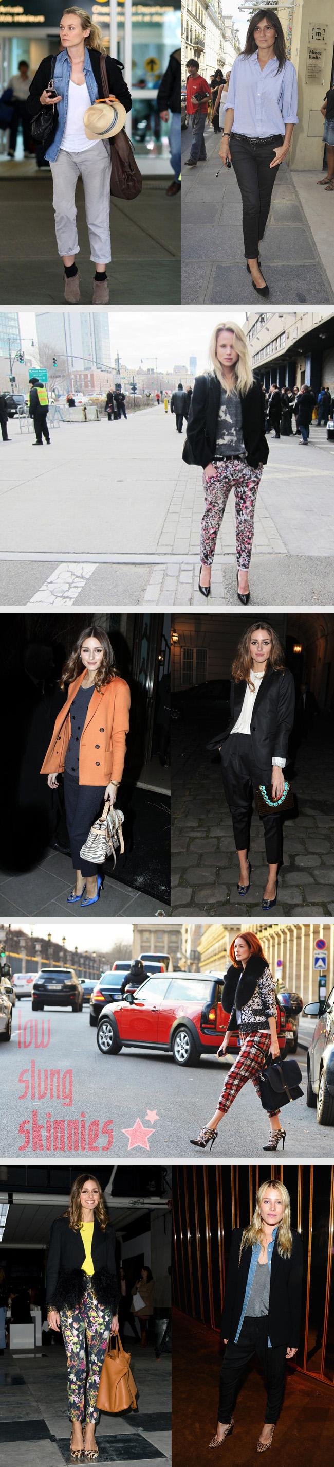 trend report... low slung skinnies