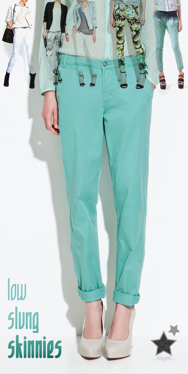 trend report... low slung skinnies