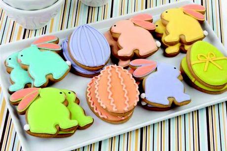 galletas de Pascua de colores