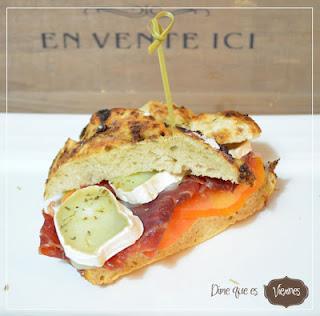 Bocadillo campero, en pan de chapata rustica aromatica para el #diadelsuperbocadillo Bocadillo campero, en pan de chapata rustica aromatica para el #diadelsuperbocadillo