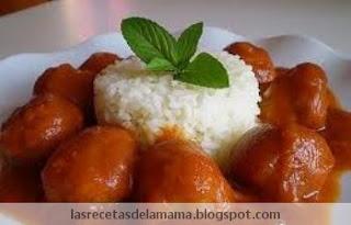 Receta de Albóndigas en salsa