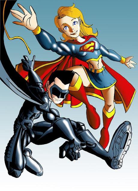 FAN ART: BLACK Y SUPERGIRL