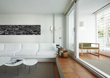 sillas eames muebles de diseño minimalismo español estilo minimalista estilo decoración moderno diseño de interiores decoración en blanco y negro decoración de interiores cocina negra chimenea de diseño casas minimalistas 