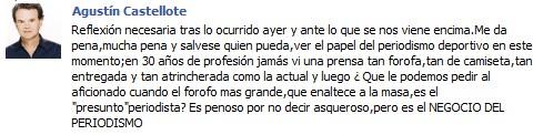 AGUSTÍN CASTELLOTE, UNA VOZ NECESARIA