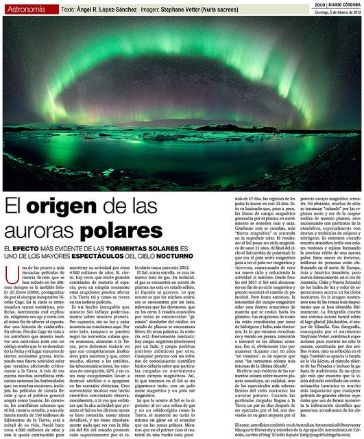 El origen de las auroras polares