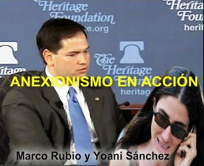 Marco Rubio y Yoani Sánchez, anexionismo en la Fundación Herritage [+ video]