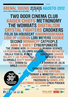 ARENAL SOUND 2012 Sigue Sumando Nombres ARENAL SOUND 2012 Sigue Sumando Nombres