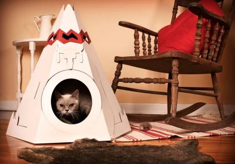 DESIGN... CAT HOUSES, esos lindos gatitos...