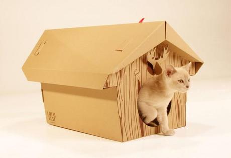 DESIGN... CAT HOUSES, esos lindos gatitos...