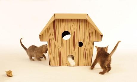 DESIGN... CAT HOUSES, esos lindos gatitos...