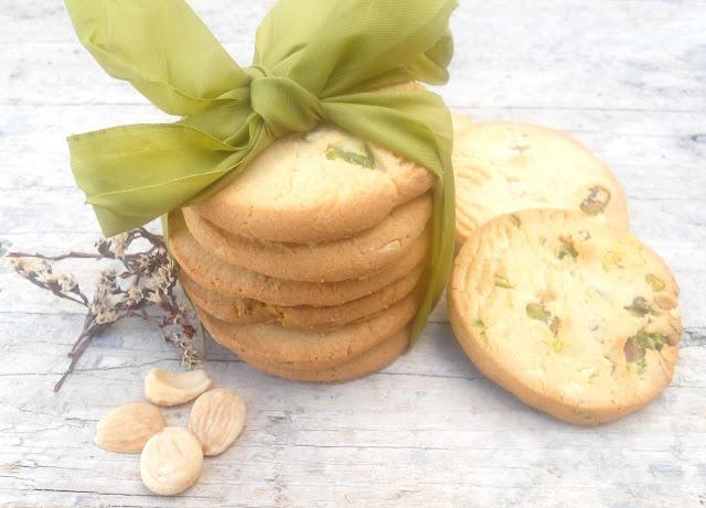 COOKIES DE PISTACHOS  Y ALMENDRAS