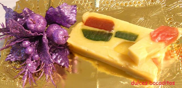 TURRÓN DE FRUTA ESCARCHADA