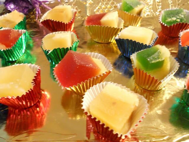 TURRÓN DE FRUTA ESCARCHADA