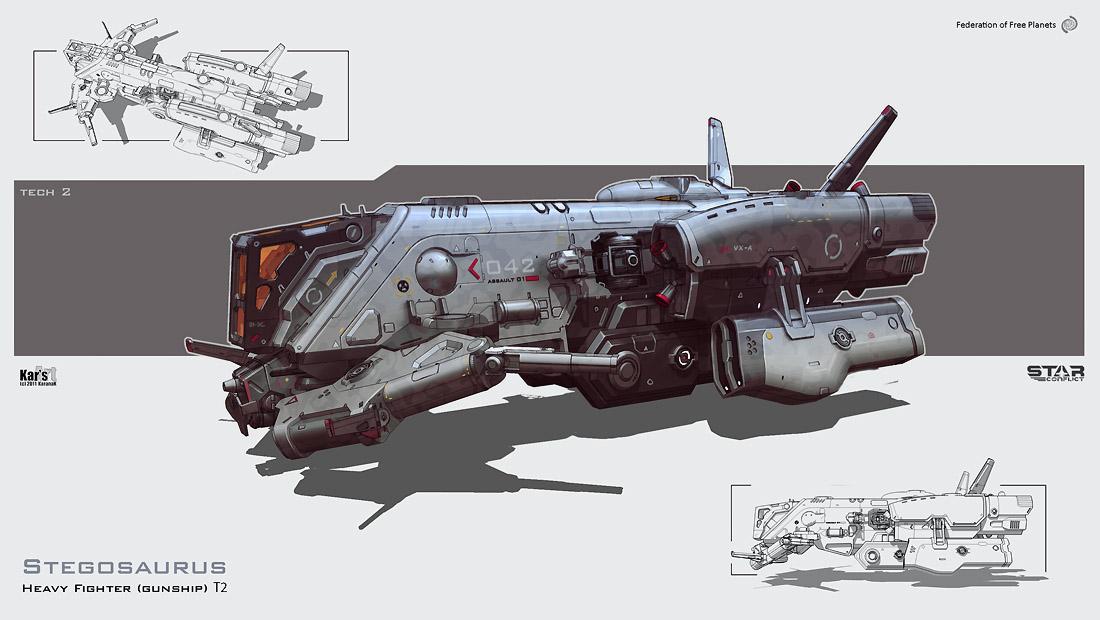KaranaK – Diseños conceptuales de naves (II)