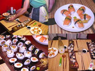 Sushi night!  Cocinero invitado: Fran Vidal