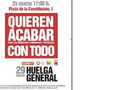 Acto comarcal Huelga General Becerril sindicatos
