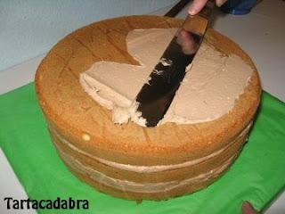 Como rellenar una tarta fondant