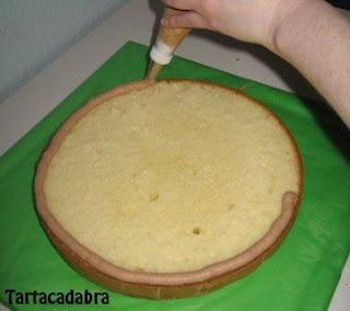 Como rellenar una tarta fondant