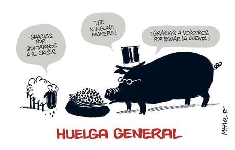 Huelga general (recopilando viñetas)