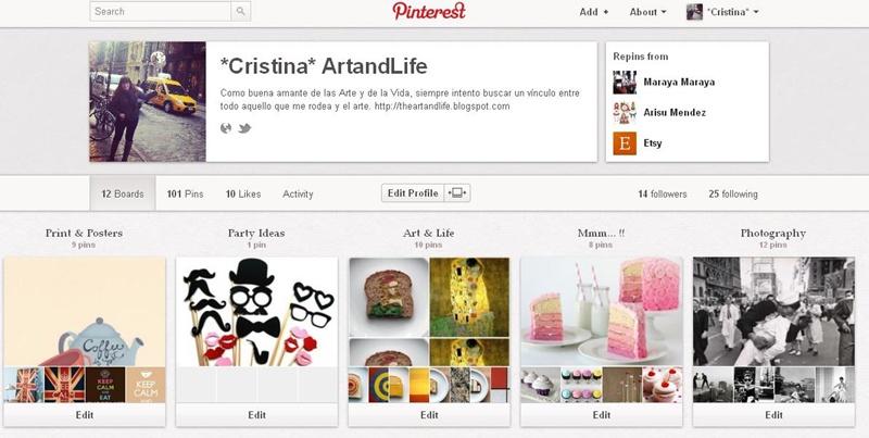 ¡ART & LIFE en Pinterest!