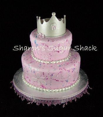 Paso a paso: Tarta fondant Corona de princesas