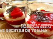 nata chocolate fresones Palos.