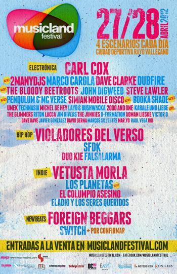 Primera edición del Musicland Festival