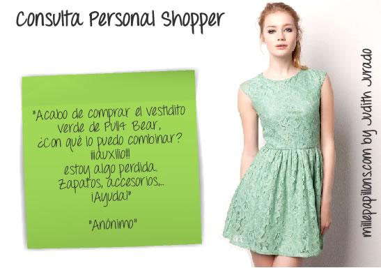 Consultorio Personal Shopper: ¿Cómo llevar un vestido de encanje mint?