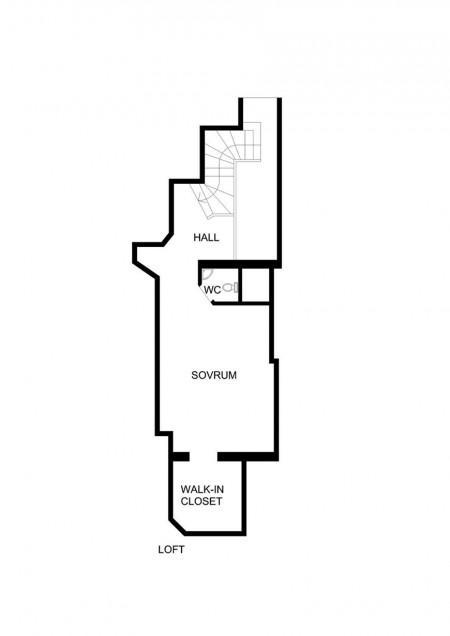 walk in closet vigas vistas sillas kartell silla barcelona blanco pisos con vistas a tejados inspiración estilo nórdico diseño escandinavo diseño de interiores diseño de dúplex decoración muebles de ikea decoración estilo nórdico decoración en blanco decoración de interiores decoración ático dúplex cocina blanca glosy 