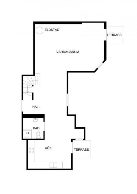 walk in closet vigas vistas sillas kartell silla barcelona blanco pisos con vistas a tejados inspiración estilo nórdico diseño escandinavo diseño de interiores diseño de dúplex decoración muebles de ikea decoración estilo nórdico decoración en blanco decoración de interiores decoración ático dúplex cocina blanca glosy 