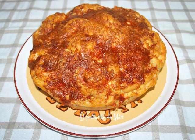 PAN DE QUESO, PANCETA Y JAMÓN