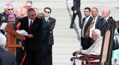 Palabras de bienvenida del presidente cubano Raúl Castro al papa Benedicto XVI [+ video]