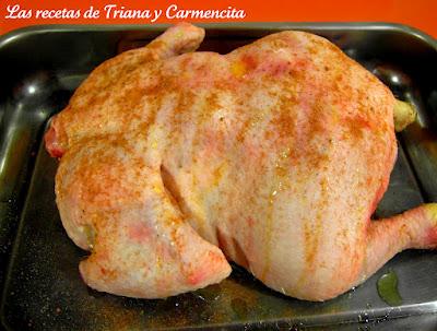 Pollo asado con 