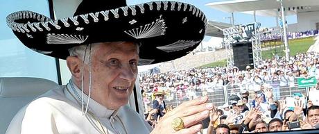 papa, benedicto xvi, papa en méxico, papa sombrero charro, visita papa mexico, qué dejó la visita del papa a méxico, por qué visitó el papa méxico, #papaenmexico, #benedictoxvi, reseña viaje papa mexico