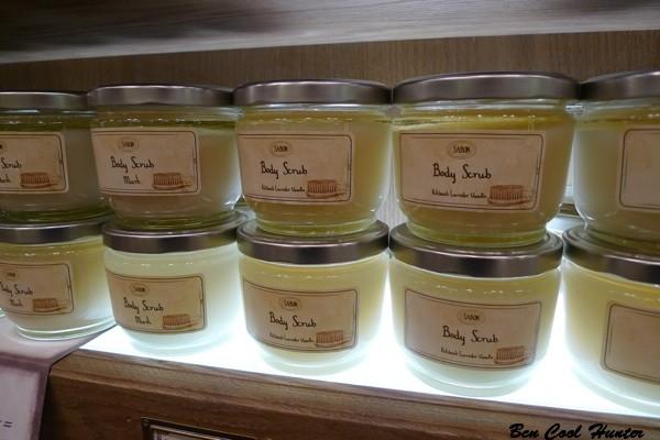 body scrub sabon barcelona