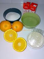 Tarta de naranja y chocolate