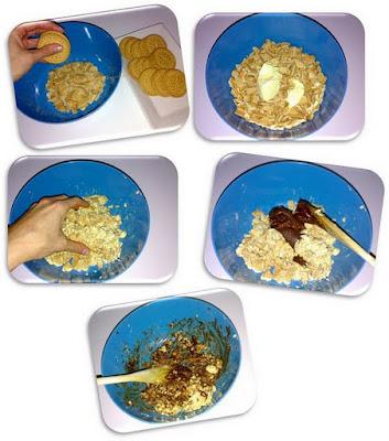 Tarta de naranja y chocolate