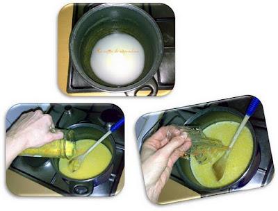 Tarta de naranja y chocolate