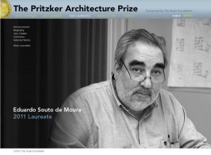 Eduardo Souto de Moura, Premio Pritzker 2011