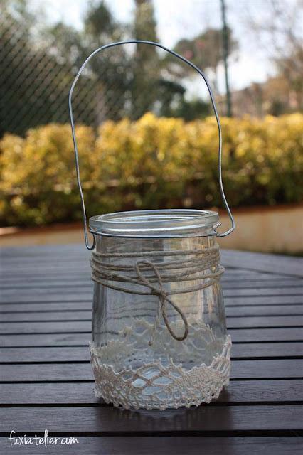 DIY: Porta velas colgante