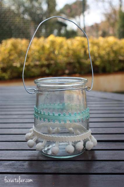 DIY: Porta velas colgante