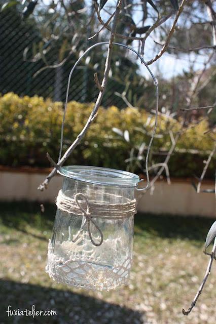 DIY: Porta velas colgante