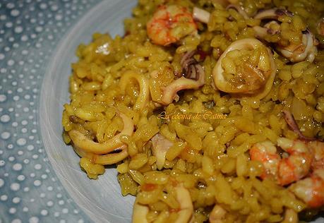 Arroz con chipirones Arroz con chipirones