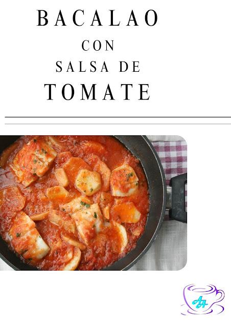 Bacalao con salsa de tomate  El Ágora de Ángeles