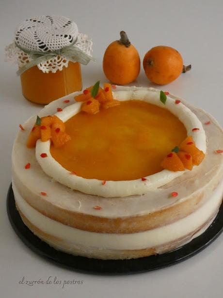 Naked Cake de Nísperos