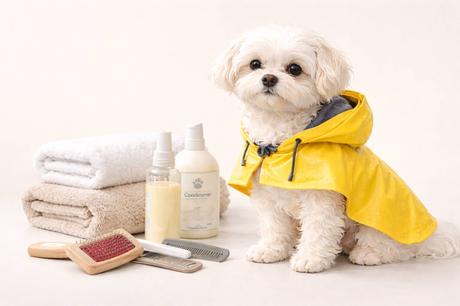 El efecto lluvia y sus cuidados para el perro El efecto lluvia y sus cuidados para el perro