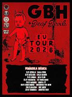 GBH presentan una serie de conciertos en España en 2026 con Deaf Devils