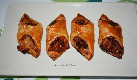 Pañuelos de hojaldre y Bacon