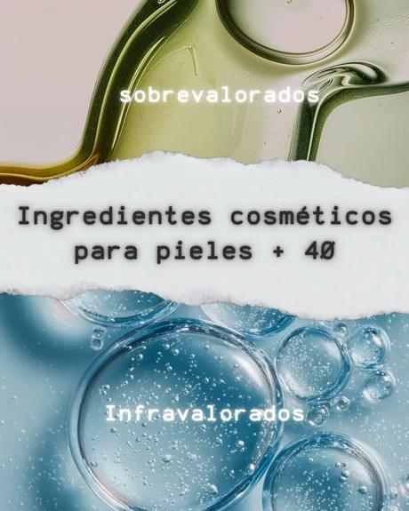 Cremas skincare piel madura 40 50 60 años manchas flacidez retinol niacinamida beneficios péptidos piel opinión